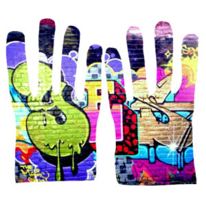 Graffiti Yes Gloves Design
