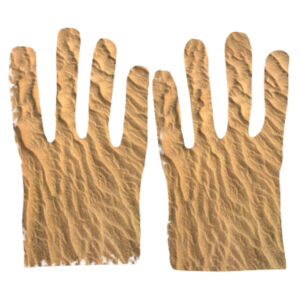 Sand Texture Gloves Design