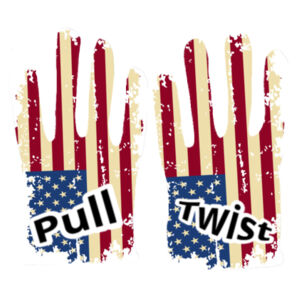 Ripped American Flag Gloves Design
