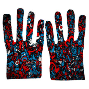 Anime texture Gloves Design
