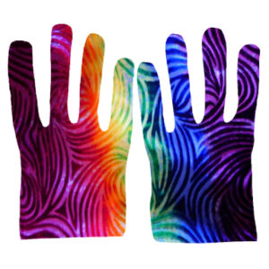 Rainbow swirl Gloves Design